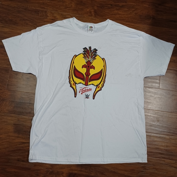 Rey Mysterio Victoria Cerveza WWE white t-shirt - Picture 2 of 4